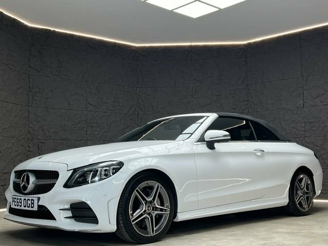 Mercedes-Benz C Class Convertible PE69OGB White #3
