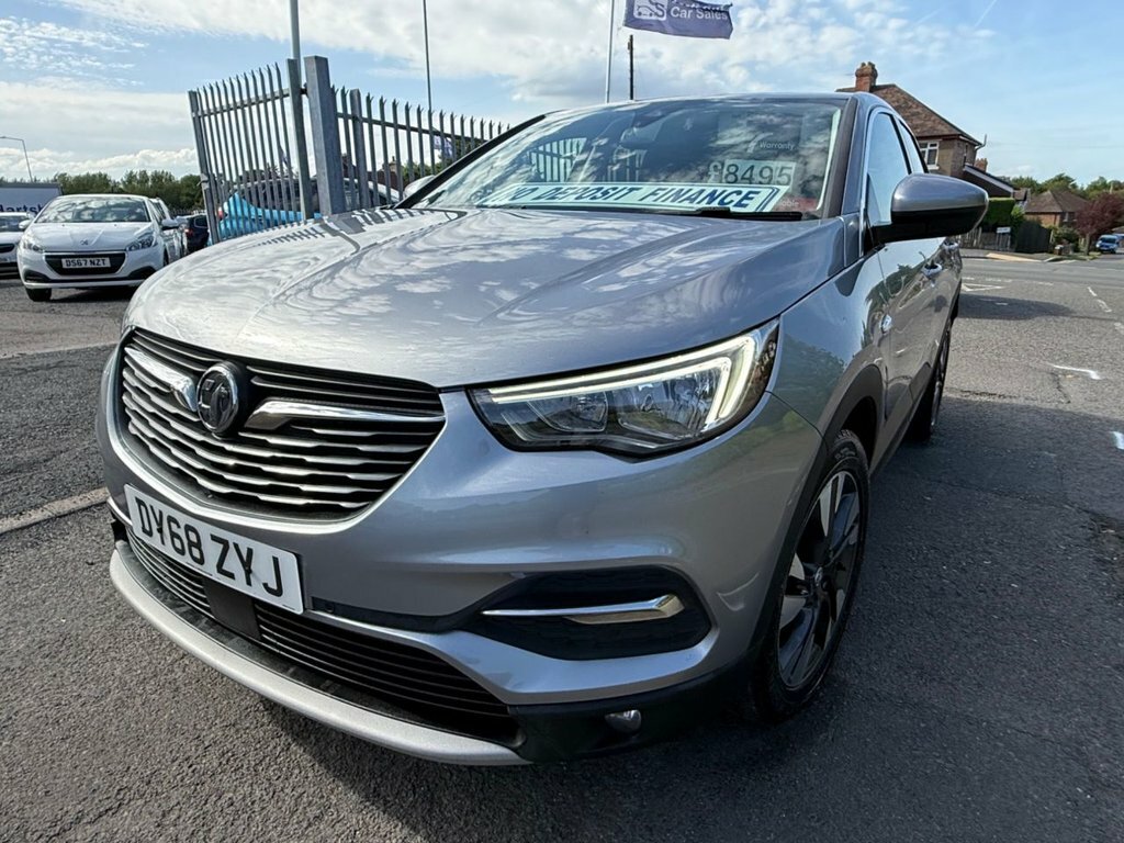 Vauxhall Grandland X 1.5L Sport Nav DY68ZYJ Grey #6