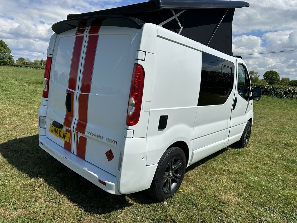 Vauxhall Vivaro Camper Van 2.0 2900 Cdti 201414 DV14DJF White #3