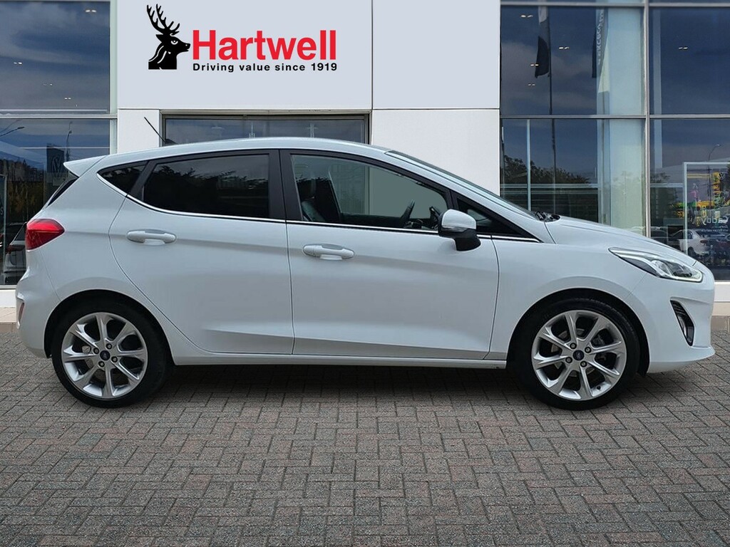 Ford Fiesta 1.0T Ecoboost Mhev Titanium X Hatchback FV71HBC White #2