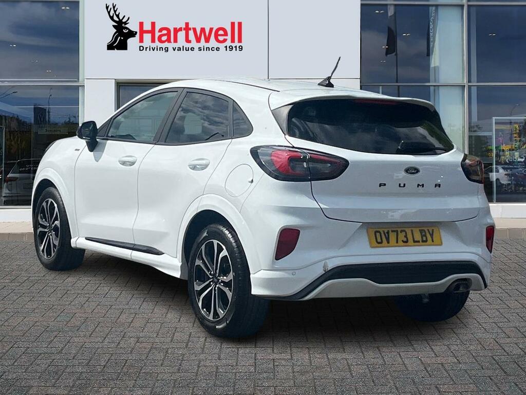 Ford Puma 1.0T Ecoboost Mhev St-line Suv Hybrid M OV73LBY White #5