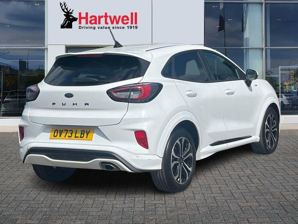 Ford Puma 1.0T Ecoboost Mhev St-line Suv Hybrid M OV73LBY White #3