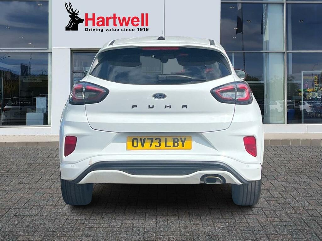 Ford Puma 1.0T Ecoboost Mhev St-line Suv Hybrid M OV73LBY White #4