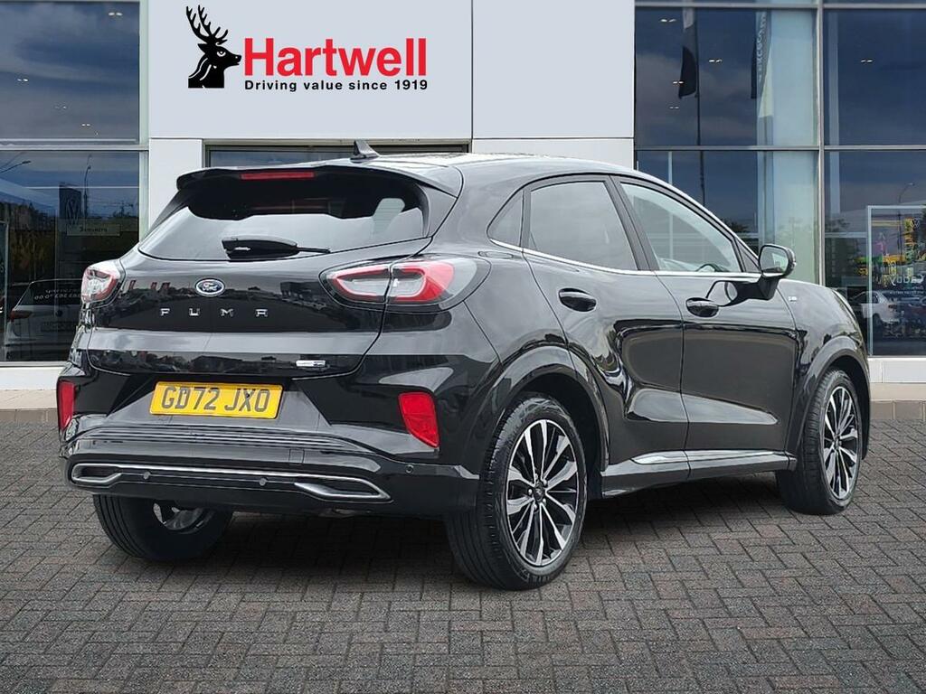 Ford Puma 1.0T Ecoboost Mhev St-line Vignale Suv GD72JXO Black #3