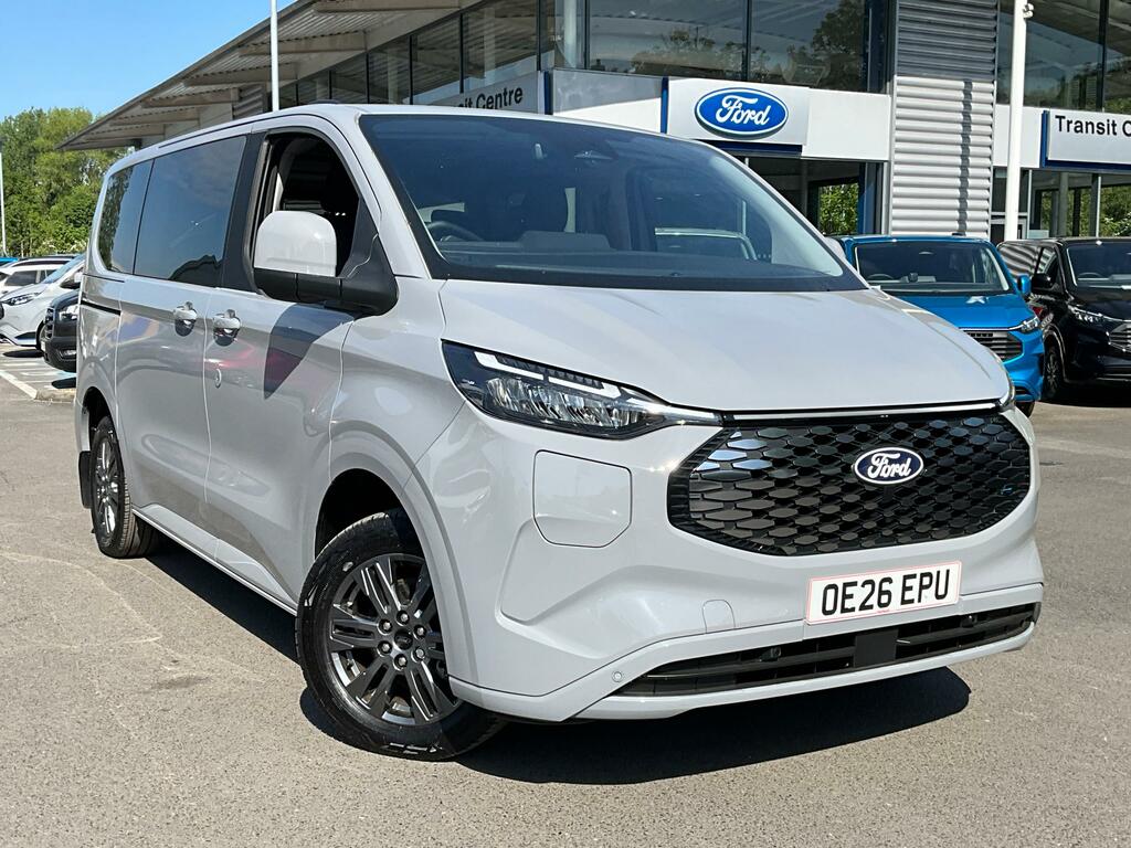 Ford Tourneo Custom 340 65Kwh Titanium Minibus Double Cab Grey