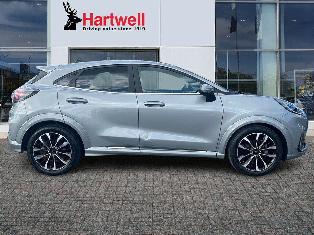 Ford Puma 1.0T Ecoboost Mhev St-line Vignale Suv HK21RYP Silver #2