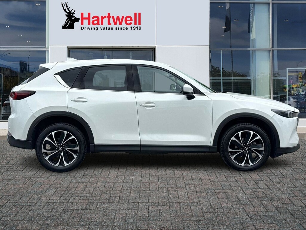 Mazda CX-5 2.0 E-skyactiv G Mhev Exclusive-line Suv Petro PK23KMM White #2