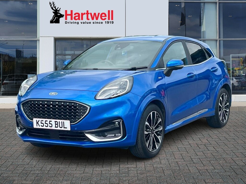 Ford Puma 1.0T Ecoboost Mhev St-line Vignale Suv K555BUL Blue #3