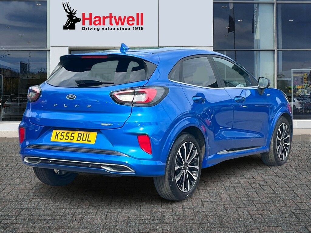 Ford Puma 1.0T Ecoboost Mhev St-line Vignale Suv K555BUL Blue #4