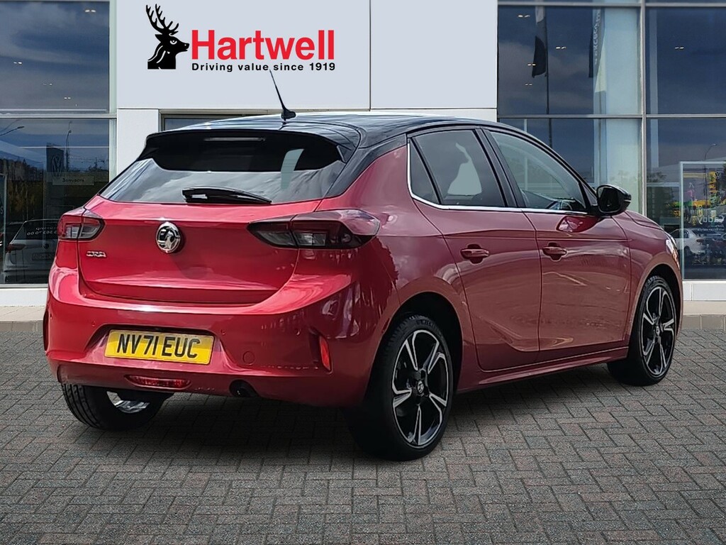 Vauxhall Corsa 1.2 Turbo Elite Edition Hatchback Manua NV71EUC Red #3