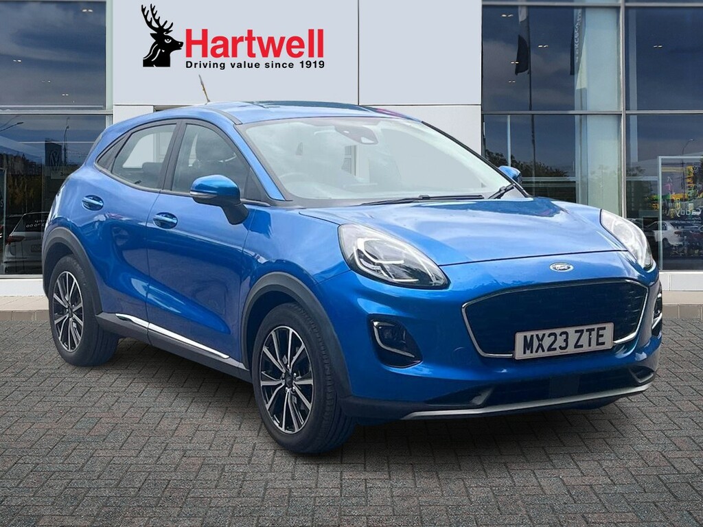 Ford Puma 1.0T Ecoboost Mhev Titanium Suv Hybrid Blue