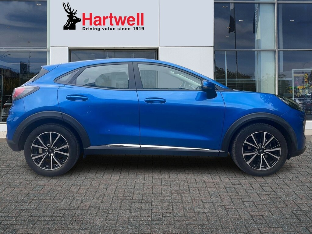 Ford Puma 1.0T Ecoboost Mhev Titanium Suv Hybrid MX23ZTE Blue #2