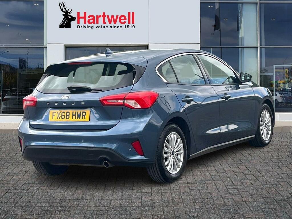 Ford Focus 1.0T Ecoboost Titanium Hatchback FX68HWR Blue #3