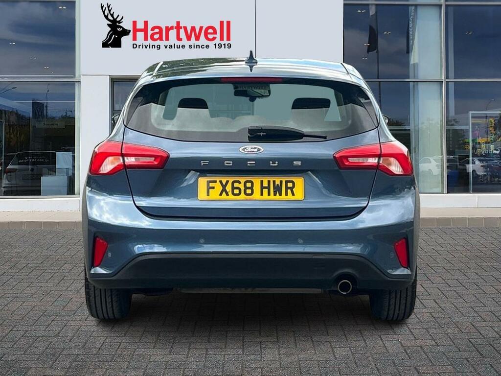 Ford Focus 1.0T Ecoboost Titanium Hatchback FX68HWR Blue #4