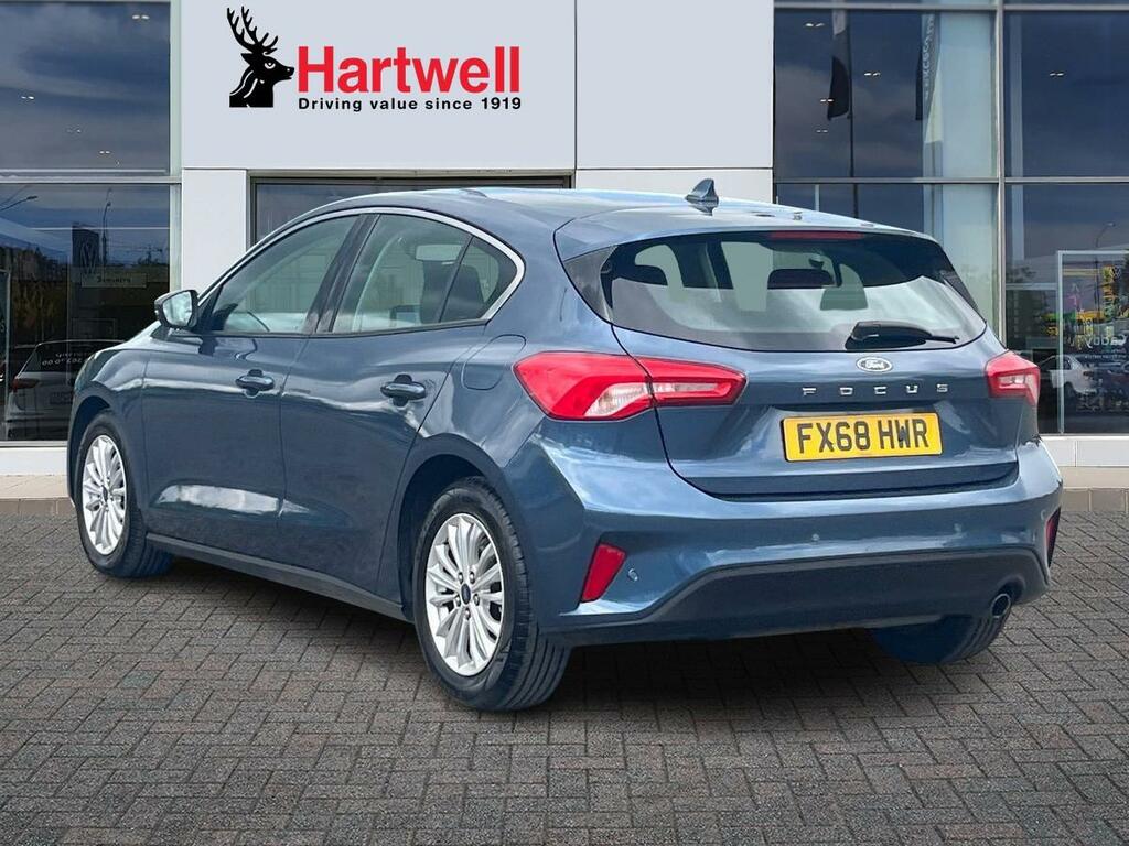 Ford Focus 1.0T Ecoboost Titanium Hatchback FX68HWR Blue #5