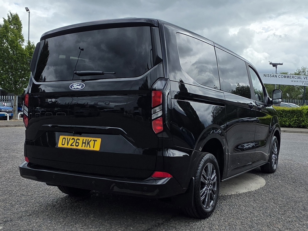 Ford Tourneo Custom 2.0 320 Ecoblue Titanium Luxe Minibus Double Cab 5 Black #6