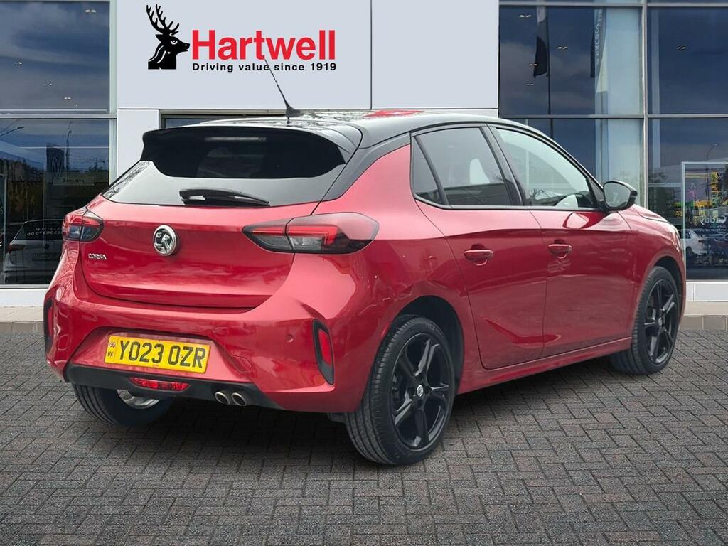 Vauxhall Corsa 1.2 Turbo Gs Hatchback Euro 6 Ss Y023OZR Red #3