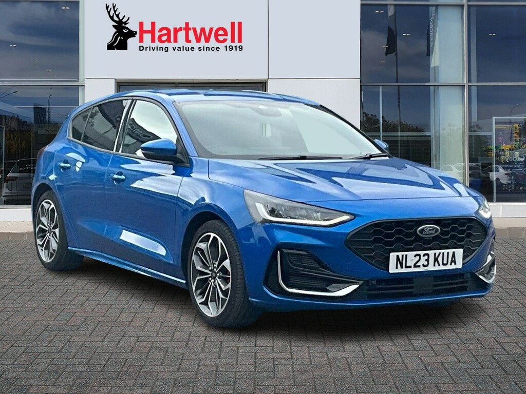 Ford Focus 1.0T Ecoboost Mhev St-line Vignale Hatchback P Blue