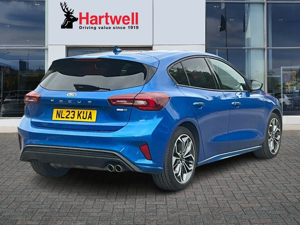 Ford Focus 1.0T Ecoboost Mhev St-line Vignale Hatchback P NL23KUA Blue #3