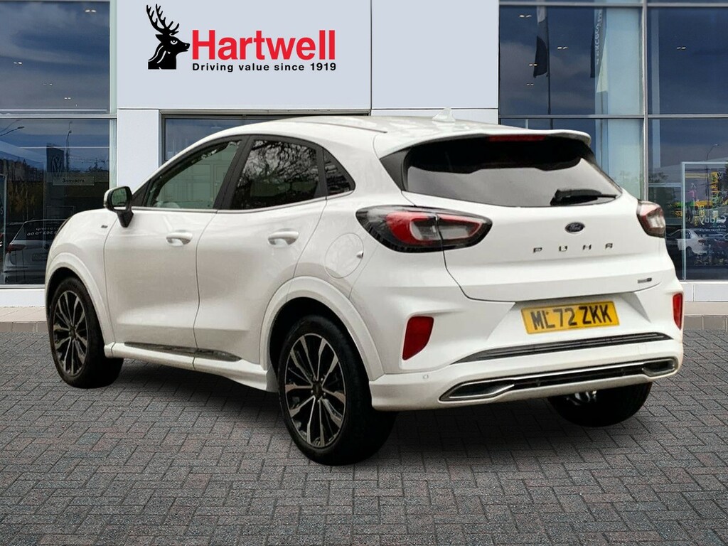 Ford Puma 1.0T Ecoboost Mhev St-line Vignale Suv ML72ZKK White #5