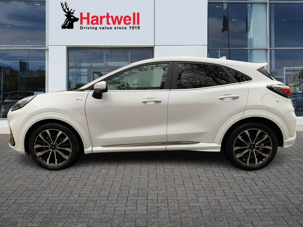 Ford Puma 1.0T Ecoboost Mhev St-line Vignale Suv ML72ZKK White #6