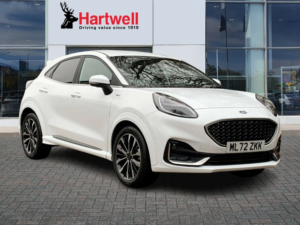Ford Puma 1.0T Ecoboost Mhev St-line Vignale Suv White