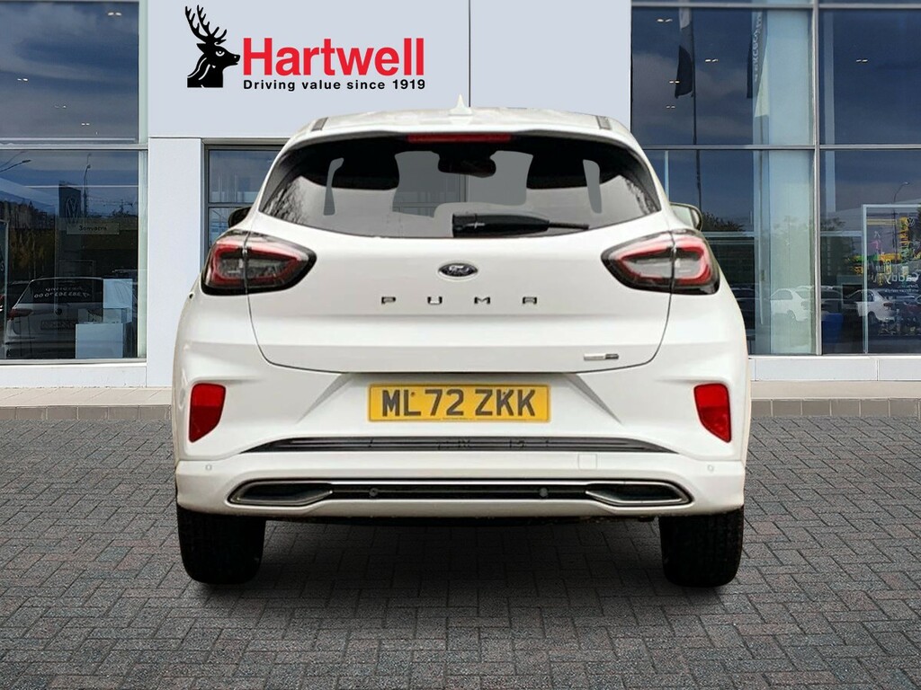 Ford Puma 1.0T Ecoboost Mhev St-line Vignale Suv ML72ZKK White #4