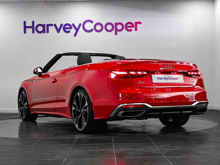 Audi A5 40 Tfsi 204 Edition 1 S Tronic Cabriolet Red #4