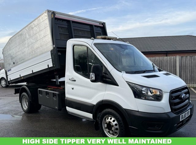 Ford Transit Custom 2.0 350 Ecoblue Leader Chassis Cab Manu BL69YBY White #5