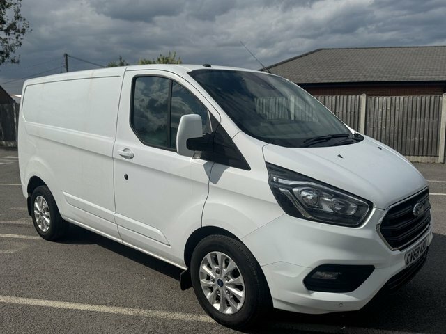 Ford Transit Custom 2.0 300 Ecoblue Limited Panel Van Manua CV68ASU White #3