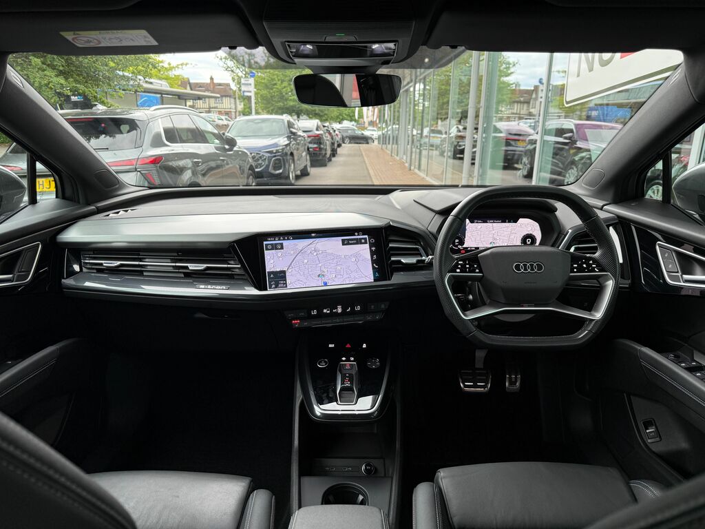Audi Q4 E Tron S Line HJ23XPY Black #3