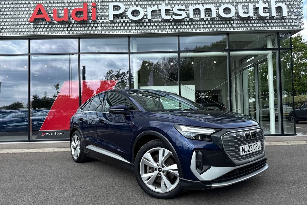 Audi Q4 E Tron S Line Blue