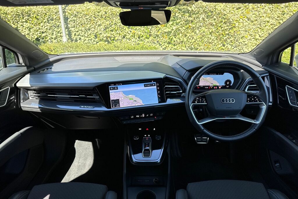 Audi Q4 E Tron S Line GX23XHN Black #5