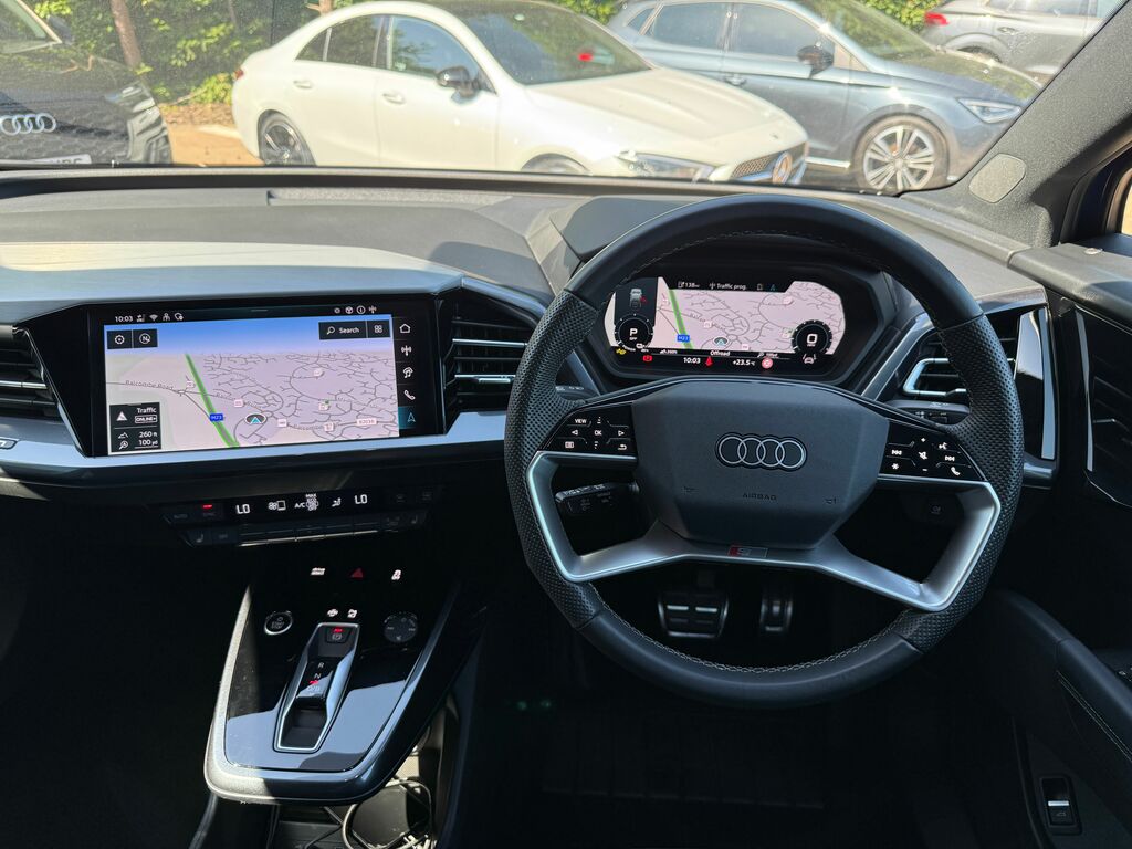 Audi Q4 E Tron S Line LS74RZK Blue #6