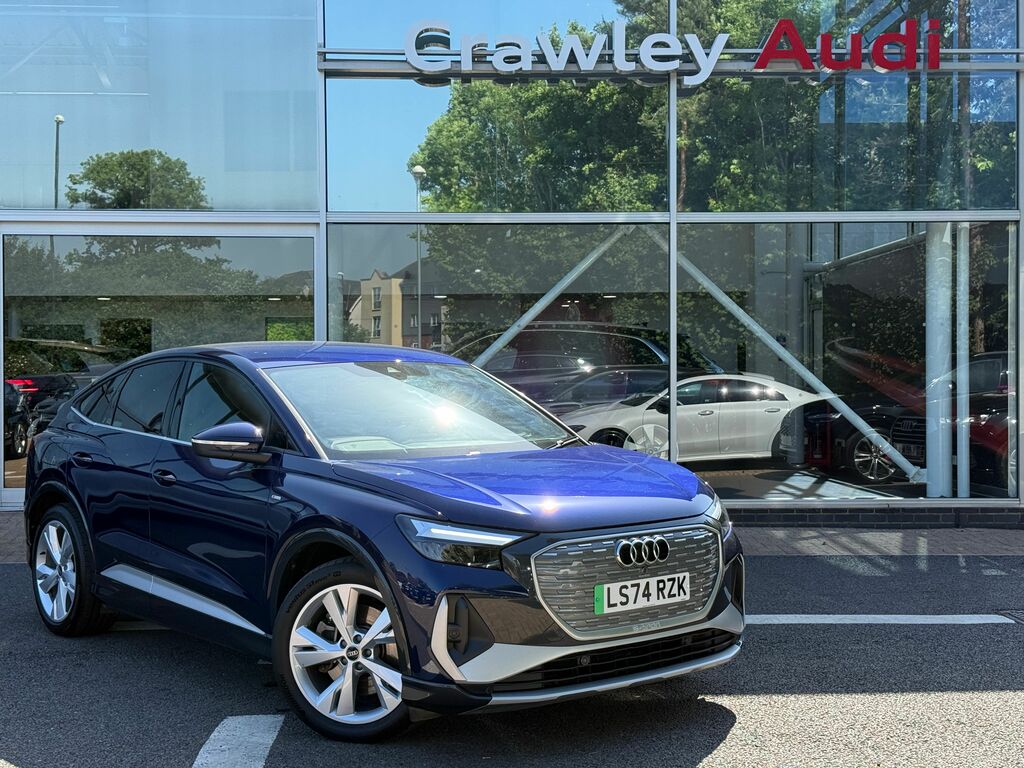 Audi Q4 E Tron S Line Blue