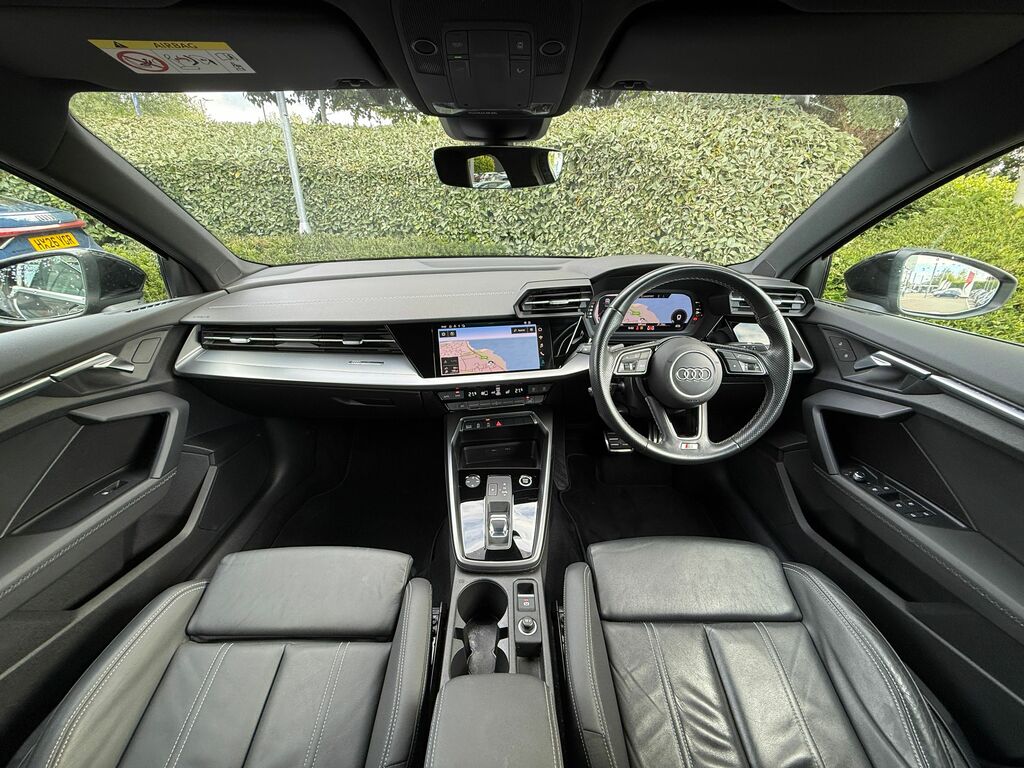 Audi A3 S Line GV72VHN Black #3