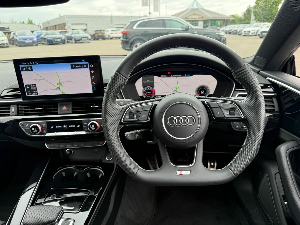 Audi A5 Black Edition GX74WKU Blue #6