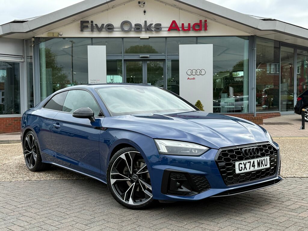 Audi A5 Black Edition Blue