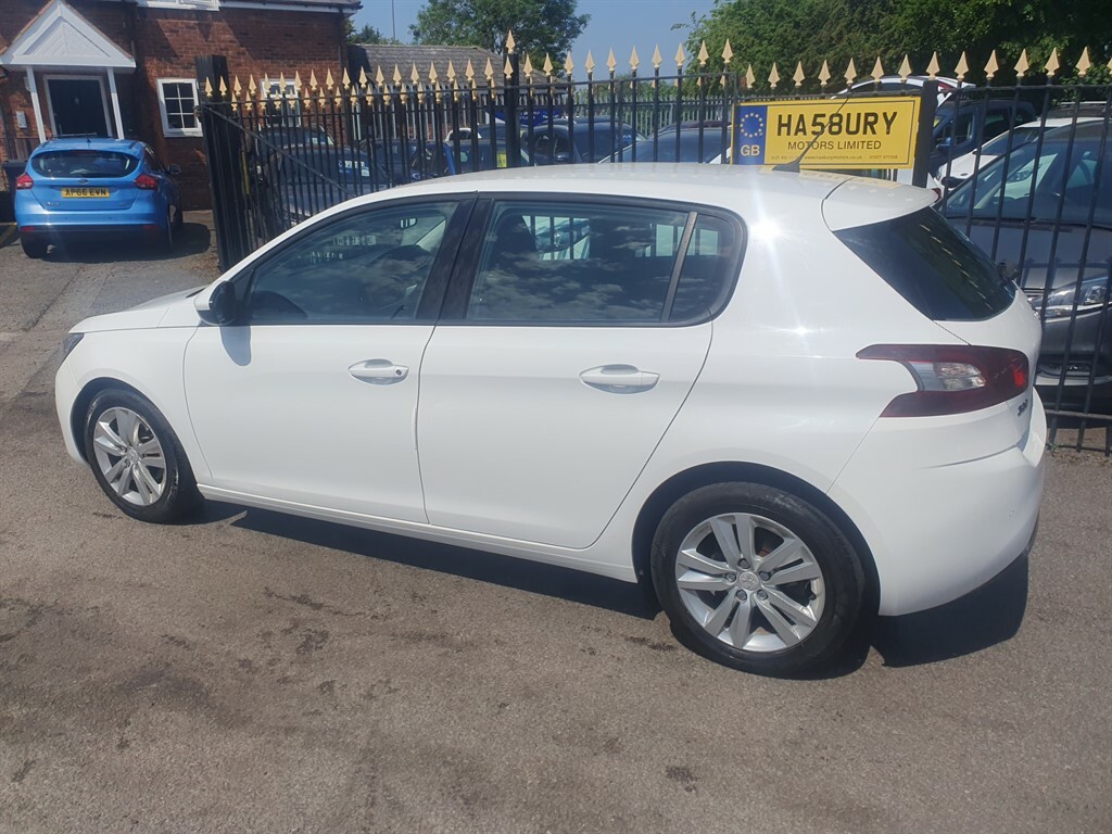 Peugeot 308 1.6 Bluehdi Active Hatchback Eur YA65AOR White #4