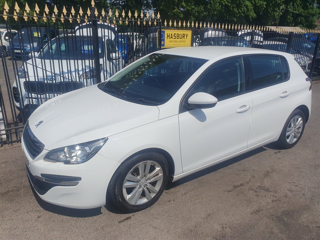 Peugeot 308 1.6 Bluehdi Active Hatchback Eur YA65AOR White #6