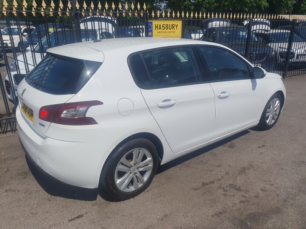 Peugeot 308 1.6 Bluehdi Active Hatchback Eur YA65AOR White #3