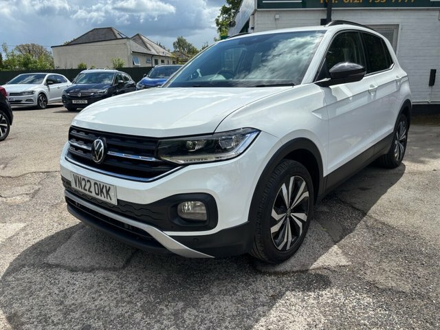 Volkswagen T-Cross 1.0 Tsi Black Edition Suv Euro 6 VN22OKK White #3