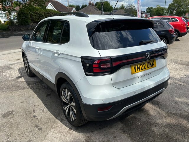 Volkswagen T-Cross 1.0 Tsi Black Edition Suv Euro 6 VN22OKK White #6