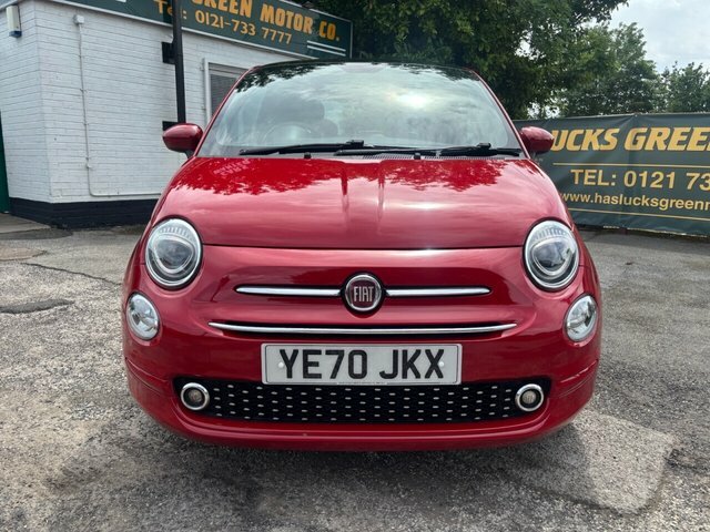 Fiat 500 1.0 Mhev Lounge Hatchback Euro 6 YE70JKX Red #2