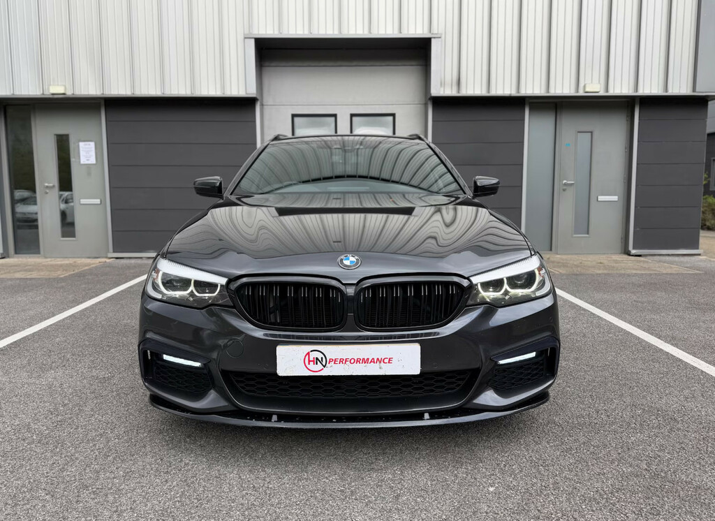 BMW 5 Series 520D M Sport Estate Grey #2