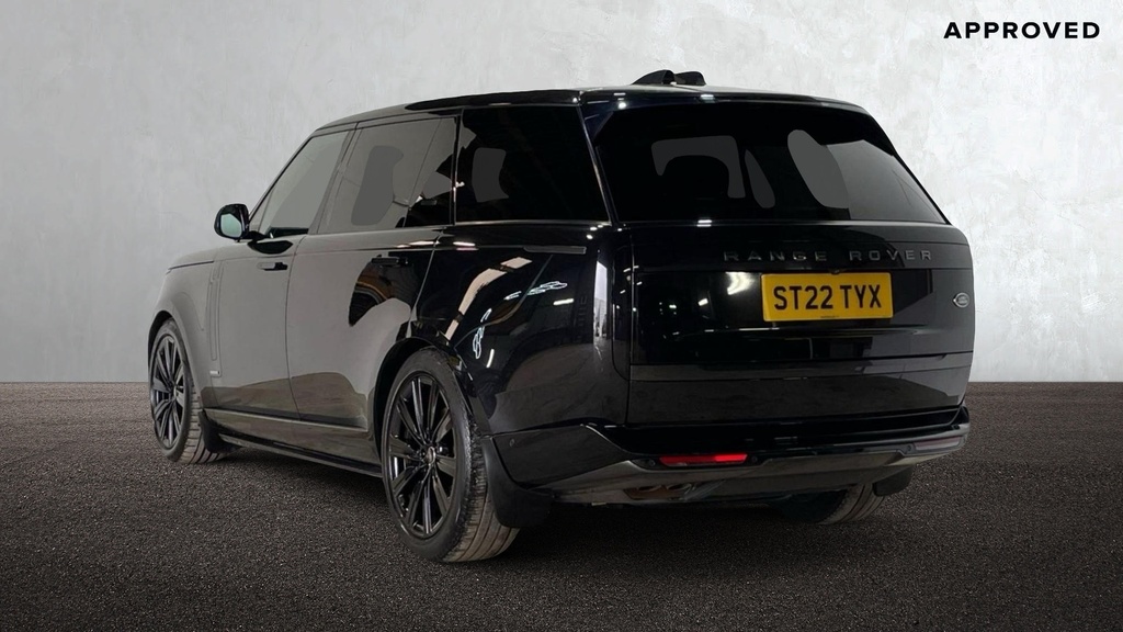 Land Rover Range Rover D350 Lwb-7 Santorini Black ST22TYX Black #2