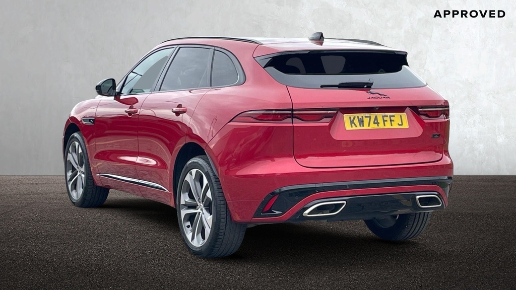 Jaguar F-Pace D300 R-dynamic Hse Black 90Th Anniversary Edition KW74FFJ Red #2