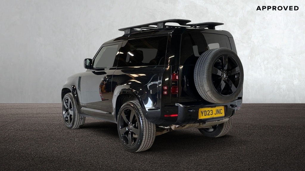 Land Rover Defender 90 D250 X-dynamic Hse Santorini Black YD23JNC Black #2
