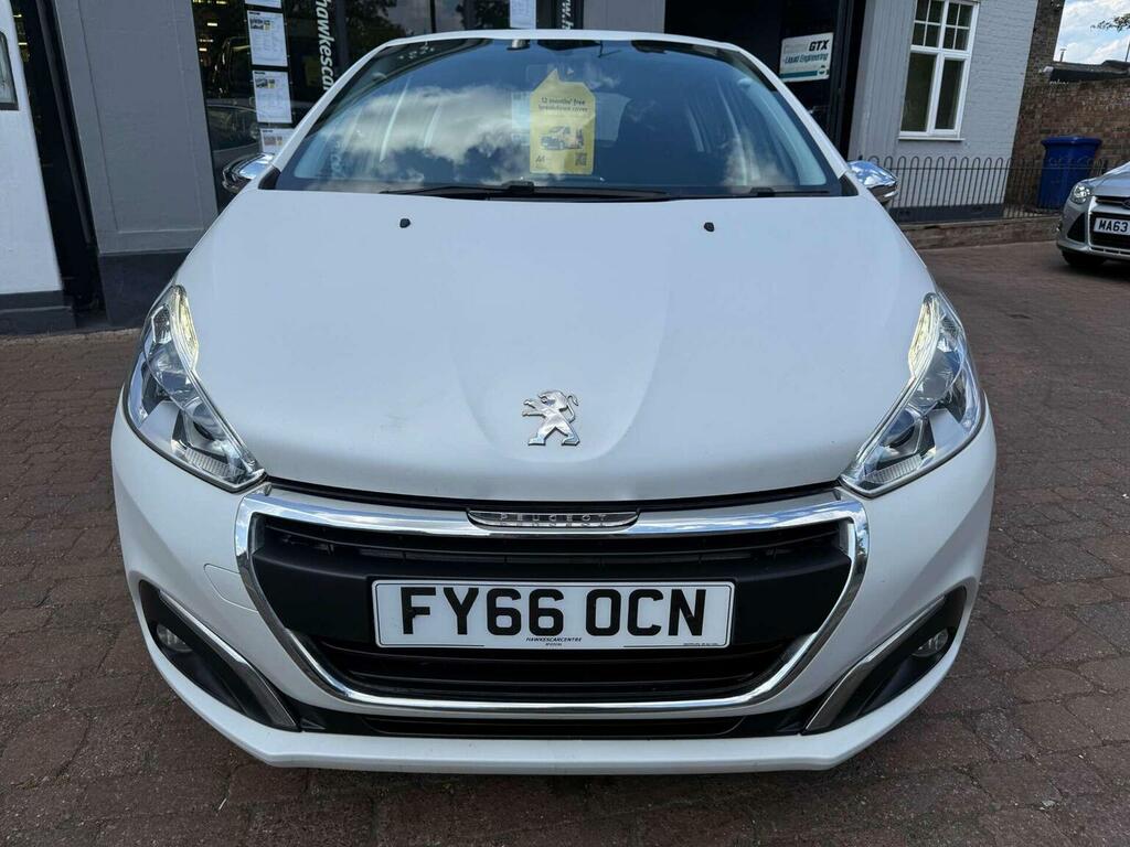 Peugeot 208 Hatchback 1.6 Bluehdi Active Euro 6 Ss 201 FY66OCN White #6