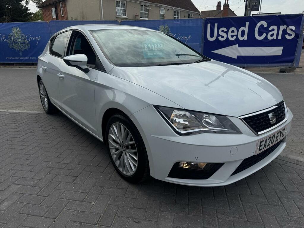 Seat Leon Hatchback 1.0 Tsi Se Dynamic Euro 6 Ss 202 White #5